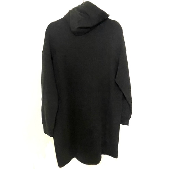 Ugg Hoodie Black Long Sleeves Sweatshirt Dress - Picture 5 of 9